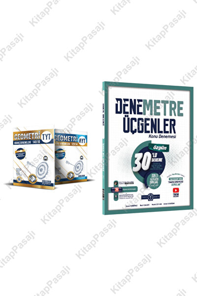 Bilgi Sarmal Yayınları Orijinal Yayınları TYT Üçgenler Denemetre 30'lu ve Bil...