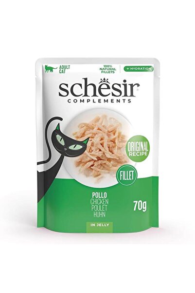 Schesir Jelly Tavuk Filetolu Pouch Kedi Maması 70gr