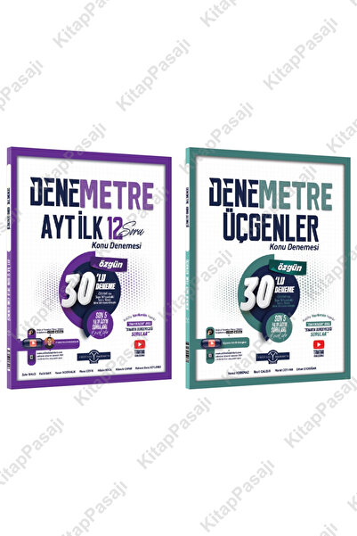Orijinal Yayınları Orijinal TYT Üçgenler Denemetre 30'lu Konu Deneme ve AYT İ...