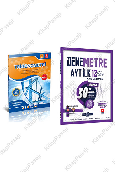 Orijinal Yayınları Orijinal AYT 30'lu Denemetre İlk 12 Soru ve Apotemi Trigon...