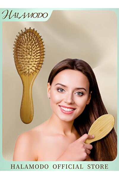 HALAMODO Bamboo Hair Brush