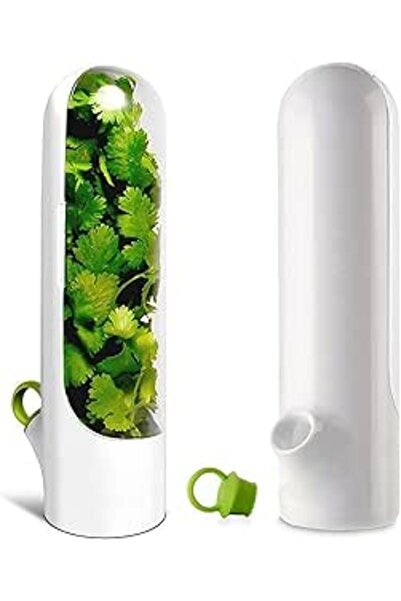 Arabest Kitchen Herb Saver Keeper Cup Fresh Produce Refrigerator Herbs Storag...