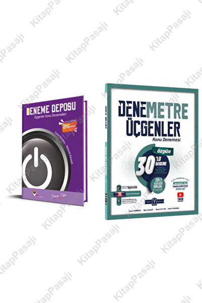 Orijinal Yayınları TYT Üçgenler Denemetre 30'lu ve Deneme Deposu AYT Üçgenler...