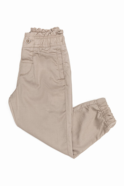 U.S. Polo Assn. Girl's Khaki Canvas Pants 50247093-Vr027