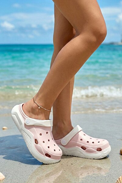 İncim Stella Pudra Daily Beach Pool Beach Slippers Women's Slippers & Sandals