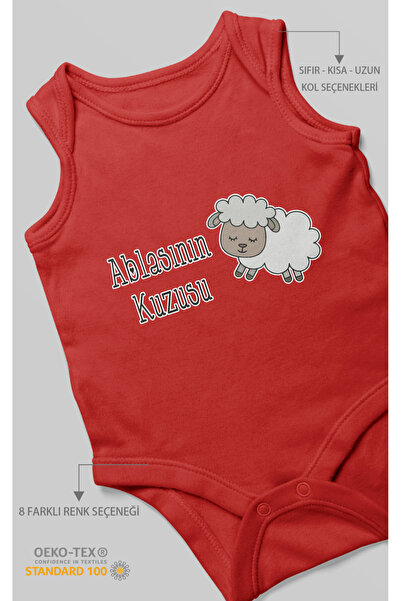 MorivoKids Ablasın Kuzusu Printed Baby Bodysuit – Snap Fastener Bodysuit |   ...