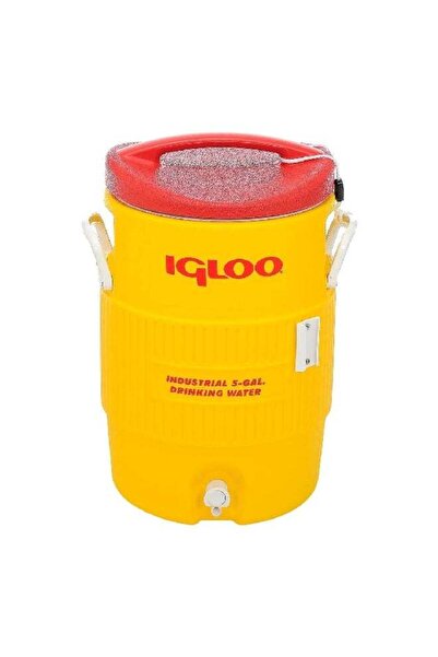 IGLOO مبرد إبريق متين معزول من سلسلة 400 من ألتراثيرم، أصفر وأحمر