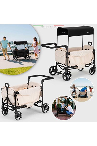 Elele Terreno Vagon Bebek Arabası Bej