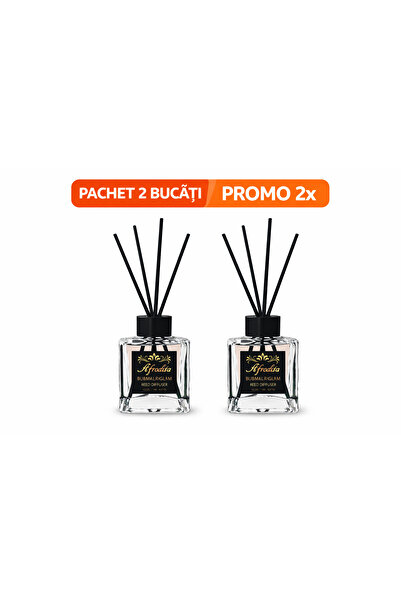 Afrodita Promo pack 2 Room Air Freshener Reed Diffuser Bubblegum – 2 x 100 ml