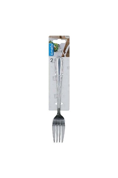 Amefa 2-Piece High Quality Stainless Steel Table Fork Set