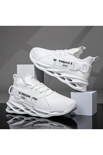 smile shoes Men's sports shoes, ultra-light fly-ribbed upper, casual shoes, k...