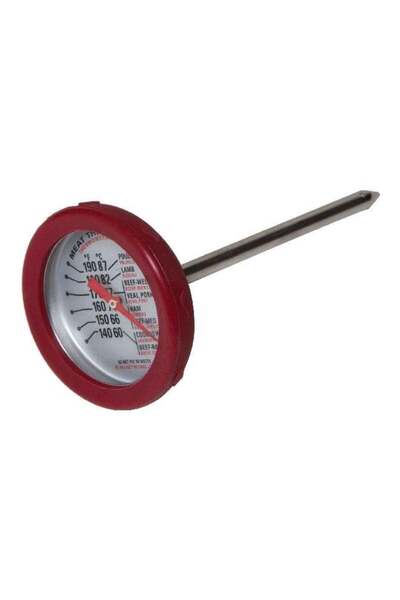 Grill Mark مقياس حرارة اللحوم التناظري المصنوع من الفولاذ المقاوم للصدأ عالي ...