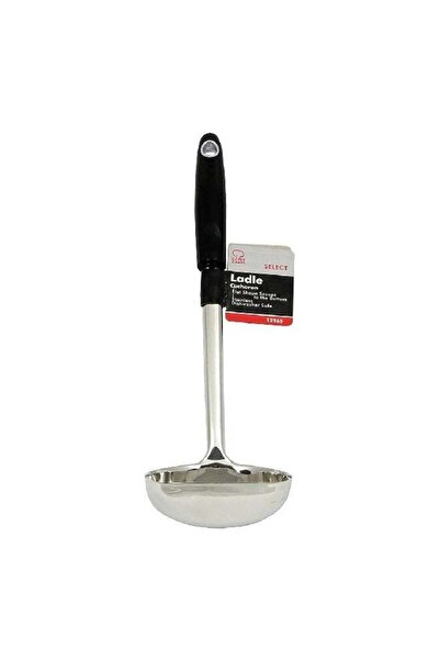 Generic Chef Craft Ergonomic Handle Stainless Steel Ladle Silver and Black