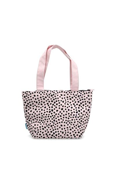 Smash Miami Dots Printed Zipper Closure Lightweight Tote Bag