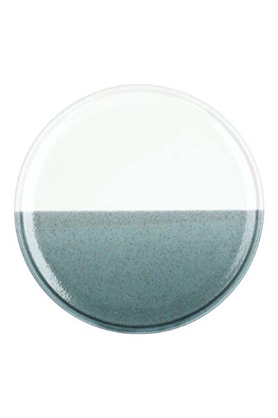 Generic Easy Life Two-Toned Durable Round Dinner Plate Blue and White 26 cm