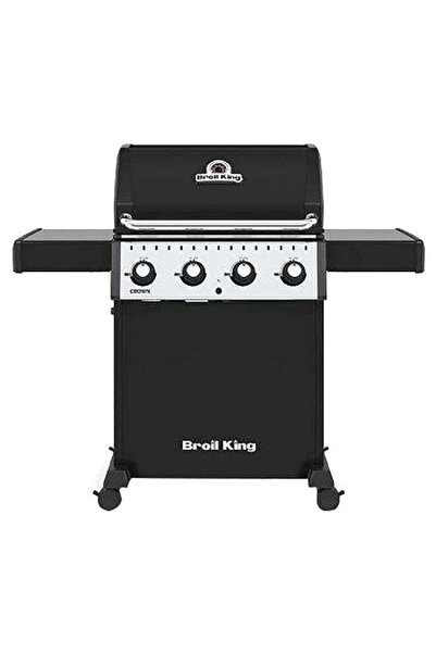 Broil King Crown 410 LX Stainless Steel Gas Grill Black and Silver
