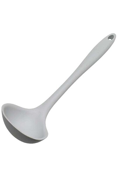 Generic مغرفة طهي من السيليكون الممتاز المقاوم للبقع من شيف كرافت، لون رمادي،...