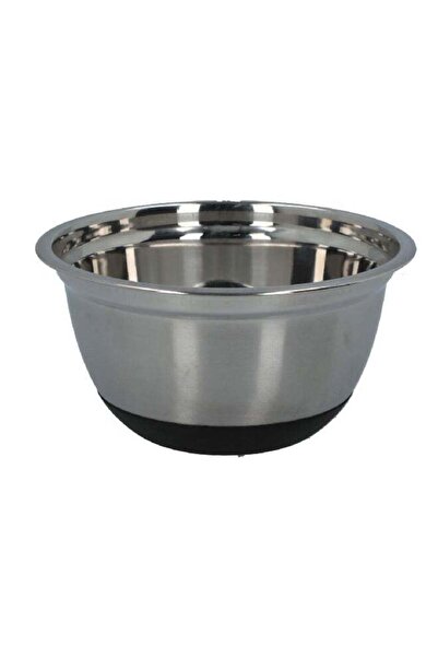Chef Craft Stainless Steel Non-Skid Round Mixing Bowl Silver 2.83 L
