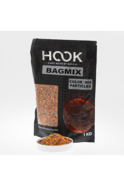 HOOK - Carp Baits By Genes CÂRLIG BAGMIX – PARTICULE MIX DE CULORI 1KG