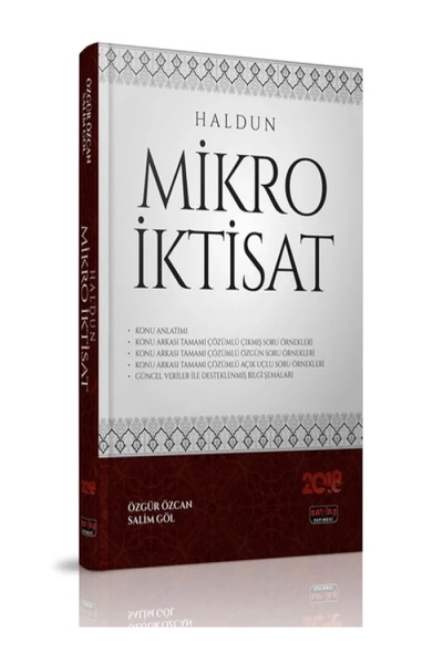 Savaş Yayınevi HALDUN Mikro İktisat Konu Anlatımlı - Özgür Özcan, Salim Göl