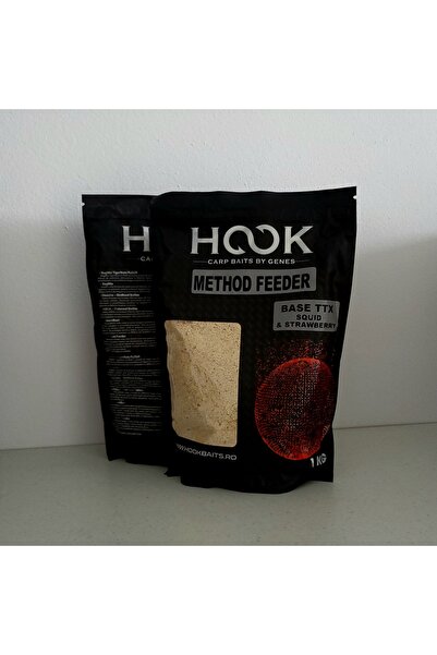 HOOK - Carp Baits By Genes Nadă TTX 1KG Calamari și Căpșuni