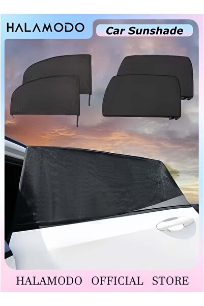 HALAMODO 4 pcs Car Sunshade Rear Window Cool Sun Protective Privacy Protectin...