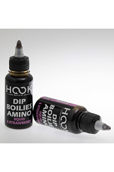 HOOK - Carp Baits By Genes Boilies DIP AMINO 100ML – Calamar și Căpșuni
