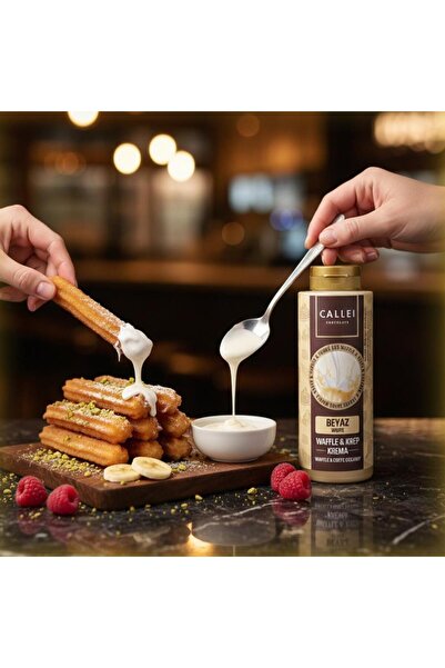 Callei Sütlü & Beyaz Waffle & Pancake Sosu 2’li Set 300 Gr