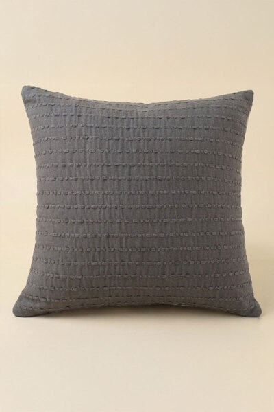 Elart Calm Подушка-вкладиш з різьбленим жакардовим декором (43x43 см) Антрацит