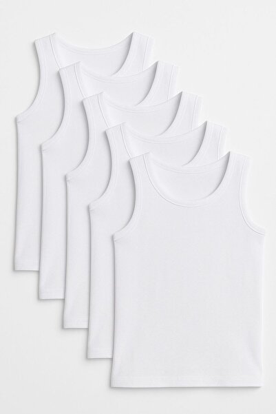 ZÜMRÜT YILDIZI Erkek çocuk atlet 6'lı pamuklu