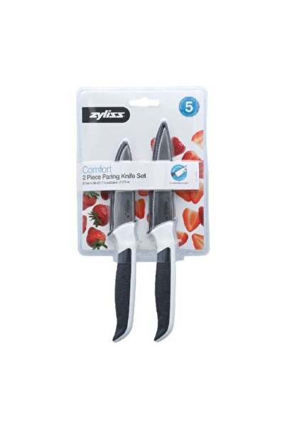 ZYLISS 2-Piece Stainless Steel Dishwasher Safe Paring Knife Set Multicolor