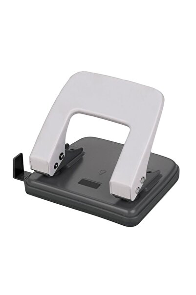 PROCART Metal hole punch 40 sheets, 2 perforations 6 mm, guide ruler, heavy duty