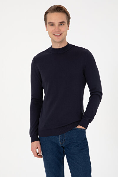 U.S. Polo Assn. Men's Navy Blue Basic Sweater 50307823-Vr033