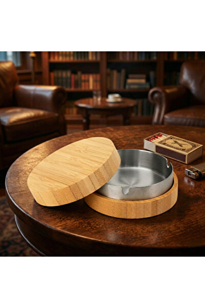 RiverWorld River World Τασάκι από Μπαμπού με Καπάκι