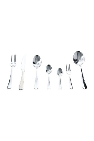Amefa 38-Piece Ergonomic Handle Austin Cutlery Set Silver