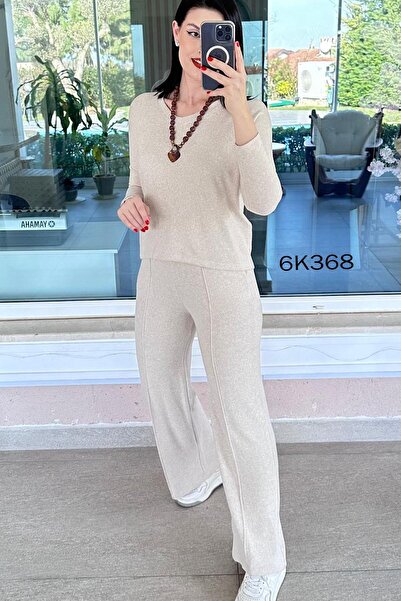 İnce Topuk V-Neck Soft Set 6K368