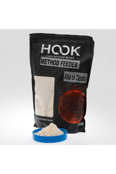 HOOK - Carp Baits By Genes Groundbait Feeder White Snow 1KG