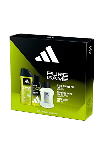 adidas Game Men's Gift Box, After Shave Lotion 100 ml, Deodorant Spray 150 ml...