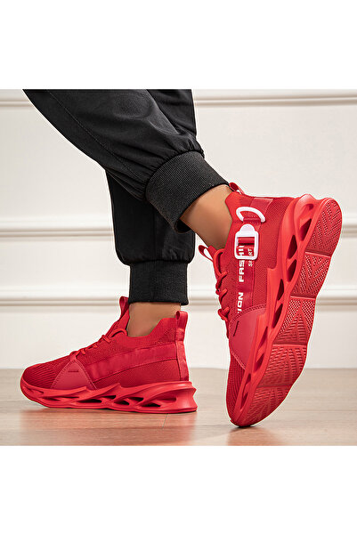 smile shoes Men's sports shoes, ultra-light fly-ribbed upper, casual shoes, k...