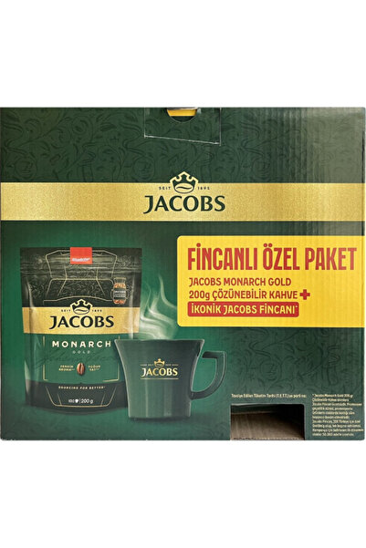 Jacobs Monarch Gold 200 Gr İkonik Fincanlı Özel Paket