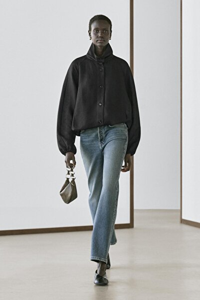 Massimo Dutti Keten ipek bomber ceket