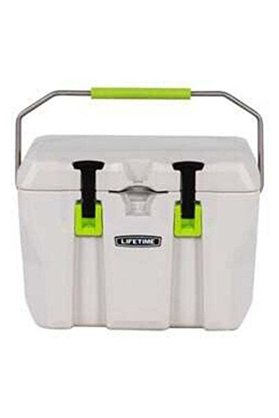 LifeTime High Performance Camping Cooler Pumice Stone and Lime Green 26.5 L