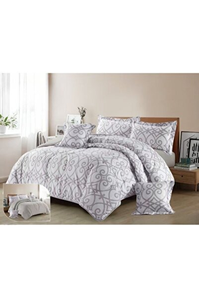 smart home 4-Piece Single Bed Comforter Set | Microfiber Quilt 230x170 | All-...