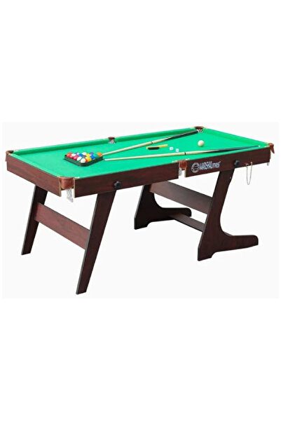 Marshal Fitness طاولة بلياردو بطول 6 أقدام مغطاة بقماش أخضر