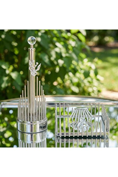 Elta Collection Luxury Set of 2 with Crystal Detail |   Paper Towel Holder + ...