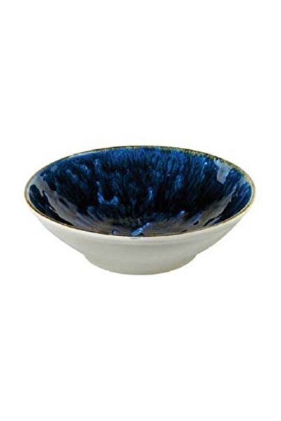 Generic Kutahya Ocean Dishwasher Safe Porcelain Round Bowl Blue and White 24 cm