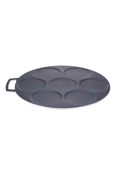 AL SANIDI Pancake Saj, Crepe Maker, Black, Size 50 Cm Thickness 5 Ml