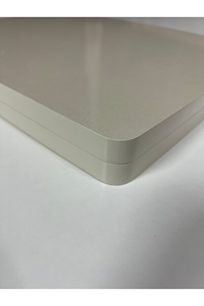 AKSET LÜX FULL KREM ZİGON EN BÜYÜK BOY SEHPA TABLASI 73*41 CM