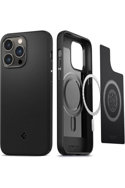 Spigen جراب Mag Armor MagFit للشحن المغناطيسي لهاتف Apple iPhone 14 Pro بشاشة...