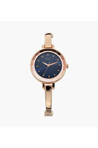Titan Women's 28 MM Rose Gold Analog Stainless Steel Watch